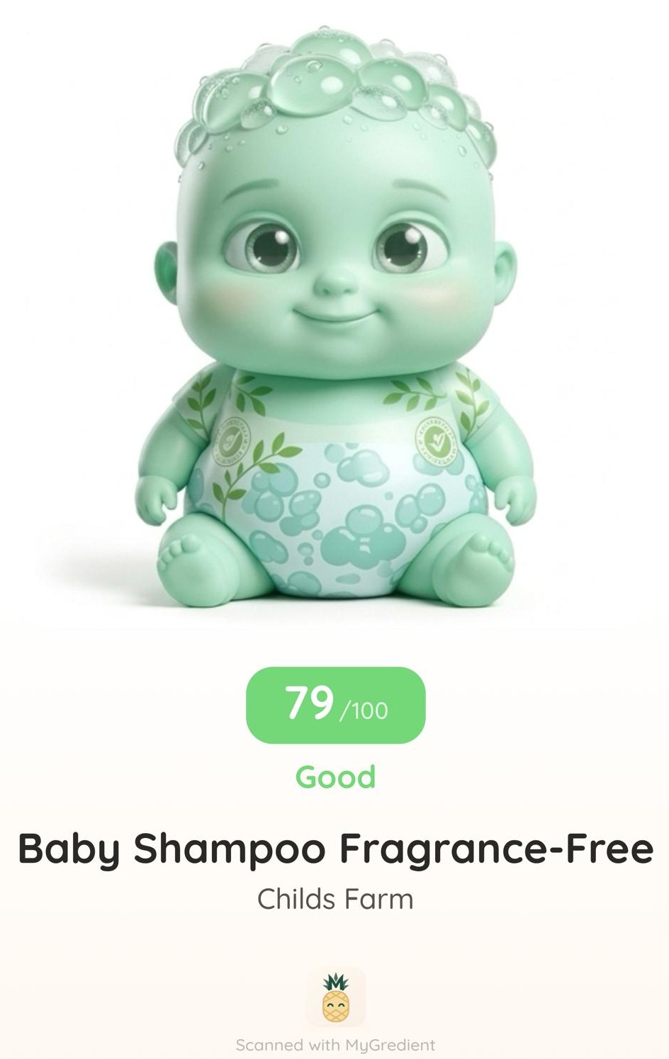 Happy result figure for a good product