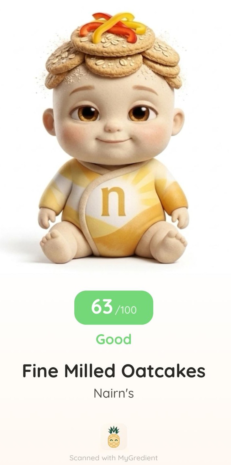 Cheerful result figure for a healthy product